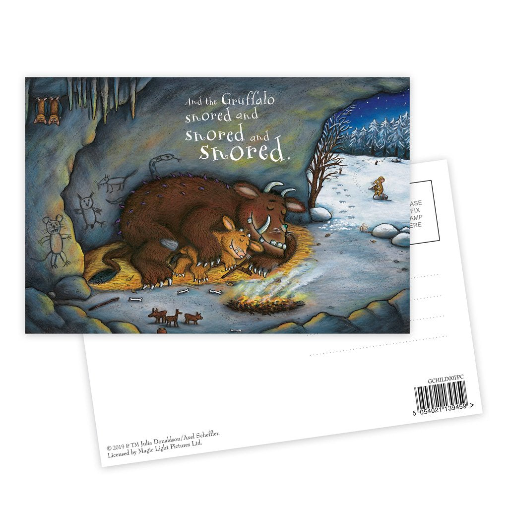 The Gruffalo's Child 'Snored and Snored' Postcard