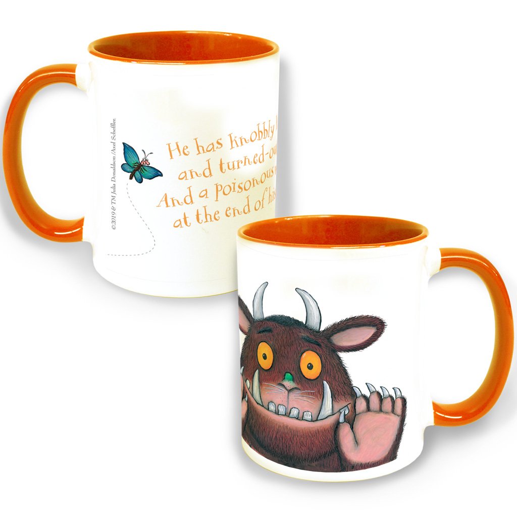 The Gruffalo 'Knobbly Knees' Coloured Insert Mug