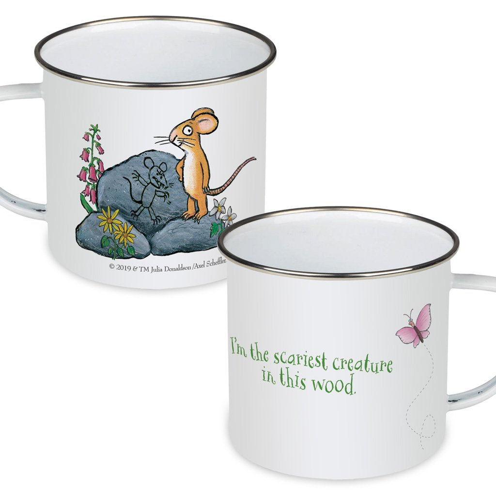 The Gruffalo 'The Scariest Creature' Enamel Mug