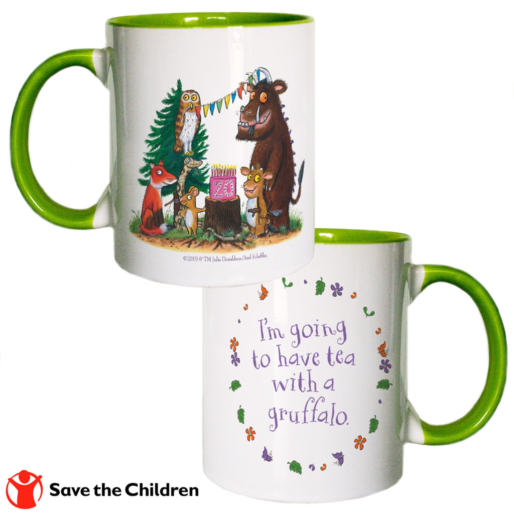 Green Gruffalo 20th Anniversary Coloured Insert Mug