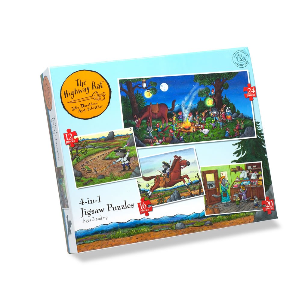 Highway Rat 4 in 1 Jigsaw Puzzle Toy