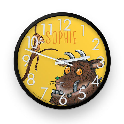 Yellow Gruffalo  Personalised Clock