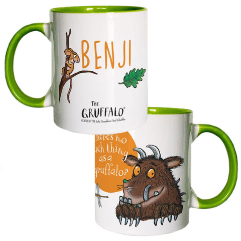 Green Gruffalo Personalised Coloured Insert Mug