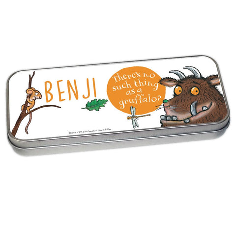 Yellow Gruffalo Personalised Pencil Tin