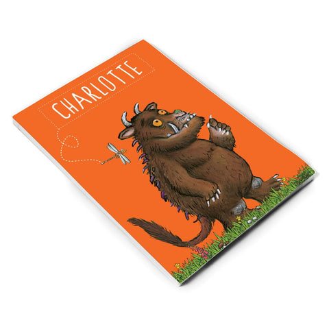 Orange Gruffalo Personalised A5 Notepad