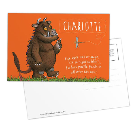 Orange Gruffalo Personalised Postcard