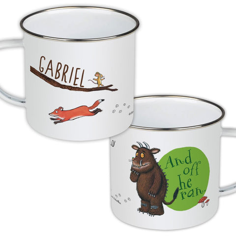 Gruffalo and Fox Personalised Enamel Mug