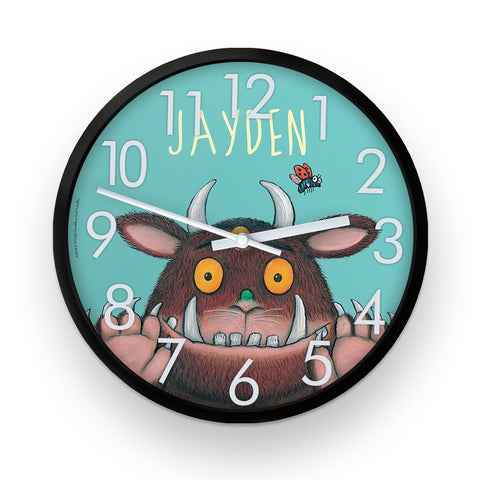 Blue Gruffalo  Personalised Clock