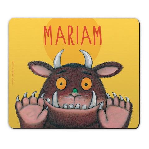 Yellow Gruffalo Personalised Mousemat
