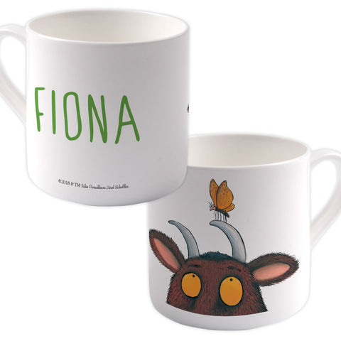 Gruffalo and Butterfly  Personalised Large Bone China Mug