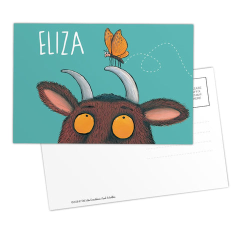 Gruffalo and Butterfly Personalised Postcard