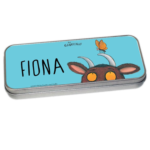 Gruffalo and Butterfly Personalised Pencil Tin