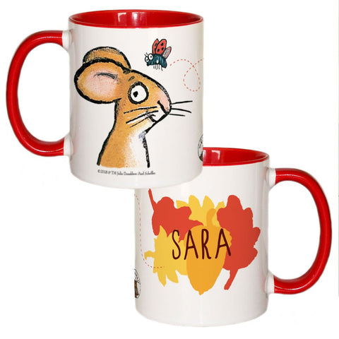 Red Mouse Personalised Coloured Insert Mug
