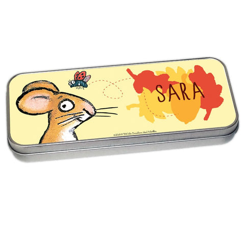 Mouse Personalised Pencil Tin