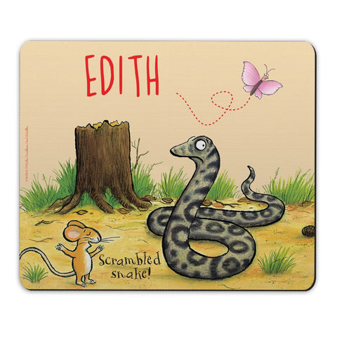 Snake and Mouse Personalised Mousemat