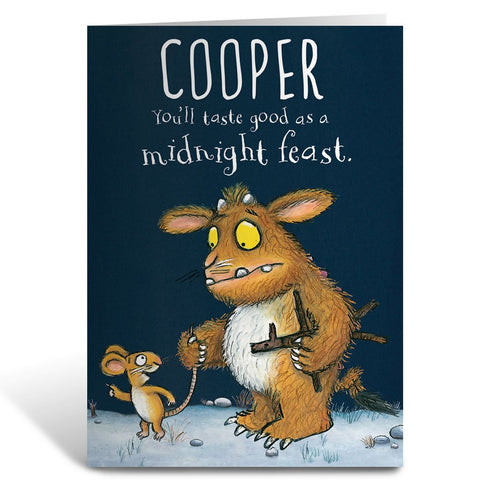 Gruffalo's Child Personalised Greeting Card