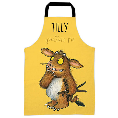 Yellow Gruffalo's Child Personalised Apron