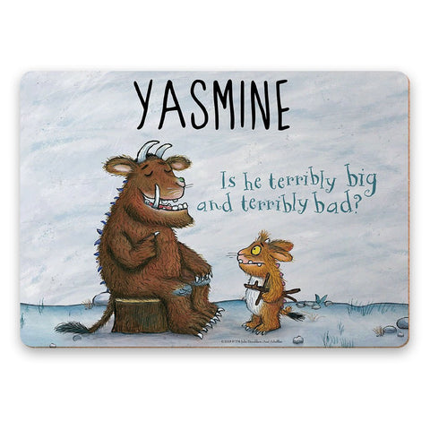 Gruffalo Family Personalised Placemat