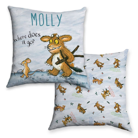 Mouse and Gruffalo's Child Personalised Cushion