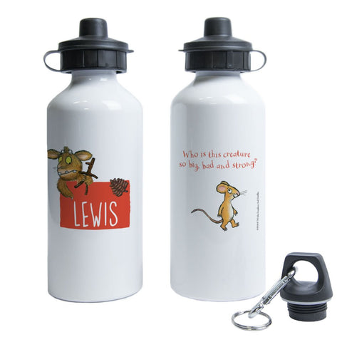 "big bad and strong" Gruffalo's Child Personalised Water Bottle