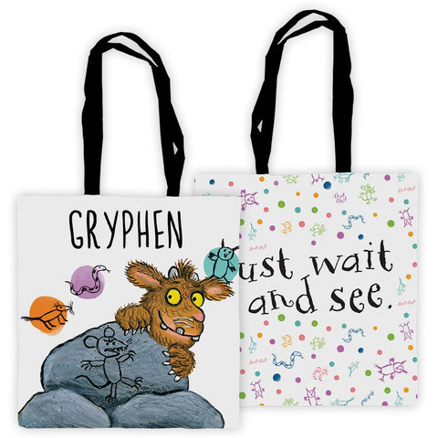Gruffalo's Child Hiding Personalised Edge to Edge Tote Bag