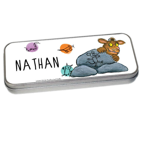 Gruffalo's Child Hiding Personalised Pencil Tin