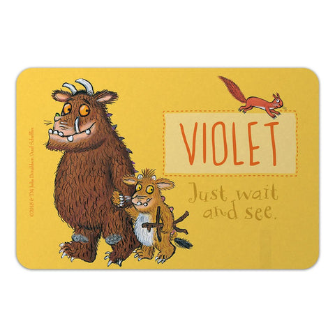 Personalised Gruffalo Family Personalised Door Plaque