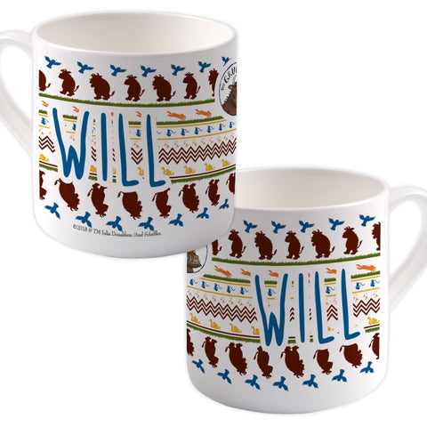 Gruffalo patterned Personalised Large Bone China Mug