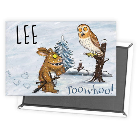 Gruffalo's Child and Owl Personalised Magnet