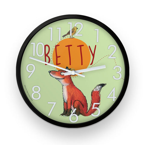 Gruffalo and Fox  Personalised Clock