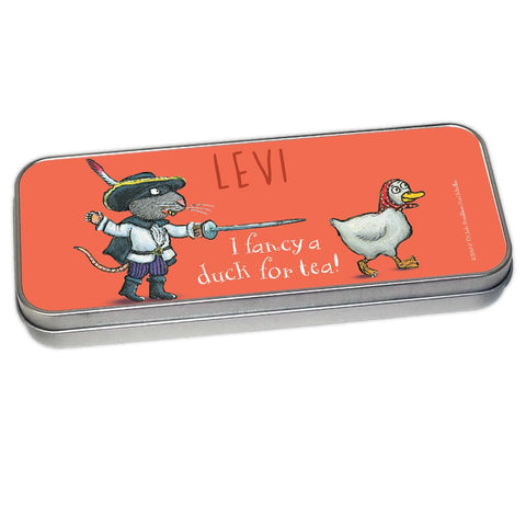 "Duck for tea" Highway Rat Personalised Pencil Tin