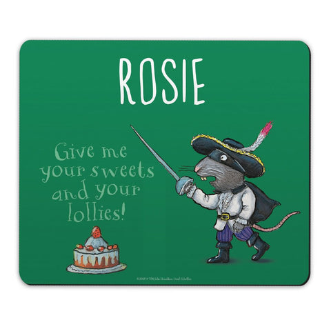 Green Highway Rat Personalised Mousemat