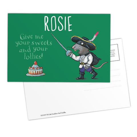 Green Highway Rat Personalised Postcard
