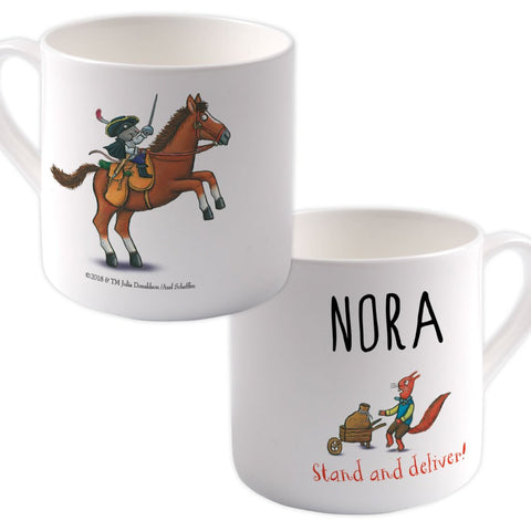 "Stand and deliver" Highway Rat Personalised Large Bone China Mug