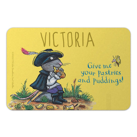 Personalised Yellow Highway Rat Personalised Door Plaque