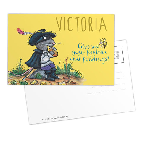 Yellow Highway Rat Personalised Postcard