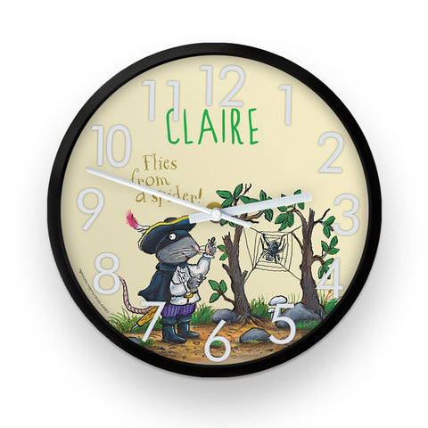 "Flies from a Spider" Highway Rat  Personalised Clock