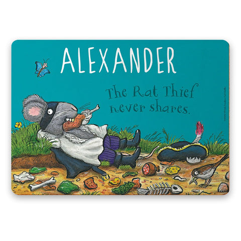 Blue Highway Rat Personalised Placemat