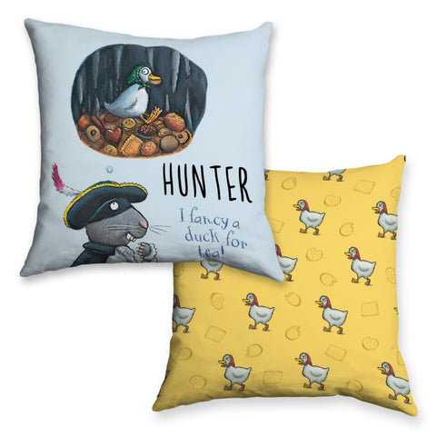 Duck for tea! Highway Rat Personalised Cushion