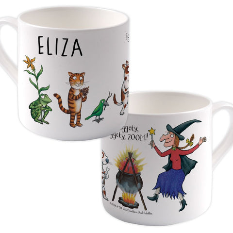 Room on the Broom Personalised Large Bone China Mug