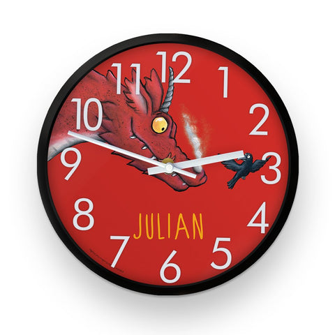 Dragon Room on the Broom Personalised Clock