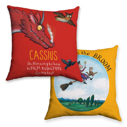 Dragon Room on the Broom Personalised Cushion