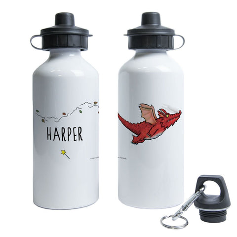 Dragon Room on the Broom Personalised Water Bottle