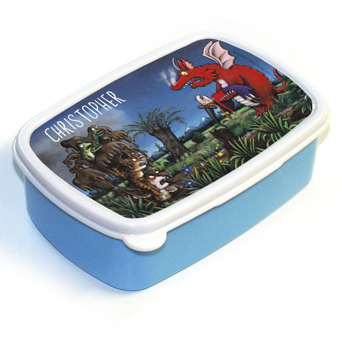 Dragon Room on the Broom Personalised Lunch Box