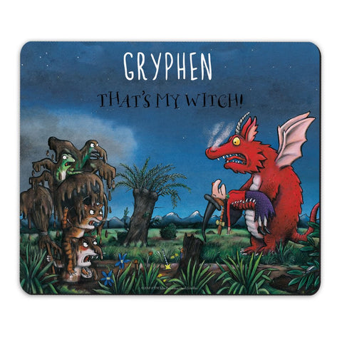 Dragon Room on the Broom Personalised Mousemat
