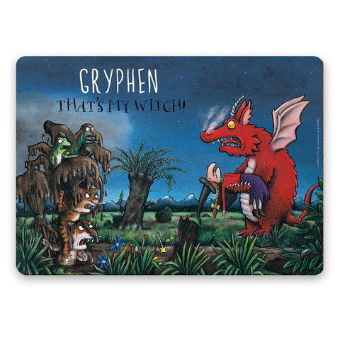 Dragon Room on the Broom Personalised Placemat