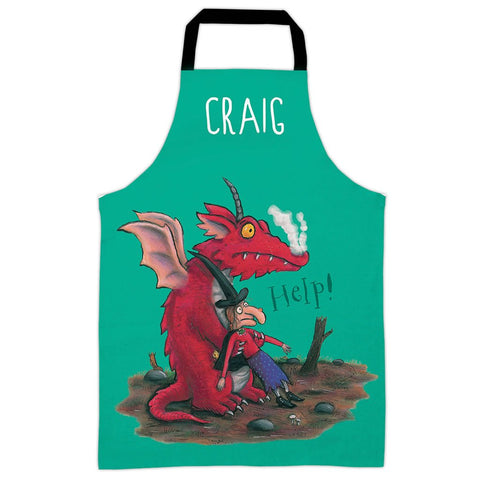 Turquiose Room on the Broom  Personalised Apron