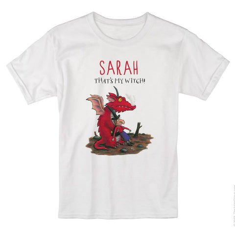 Dragon and Witch Room on the Broom Personalised T-shirt