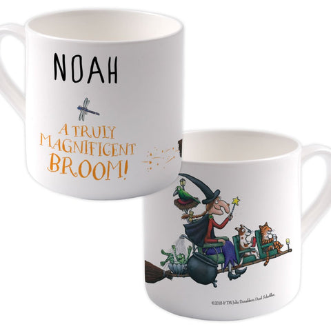 Magnificent Broom Personalised Large Bone China Mug