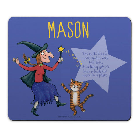 Purple Room on the Broom Personalised Mousemat